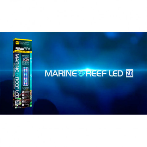 Pantalla LED 2.0 marino y arrecife FLUVAL